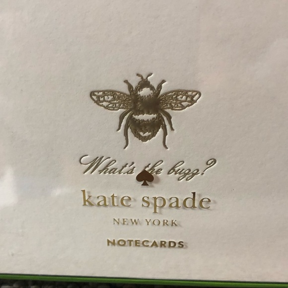 π Kate Spade β οΈ Whatβs the Buzz Notecards Set - Picture 3 of 7